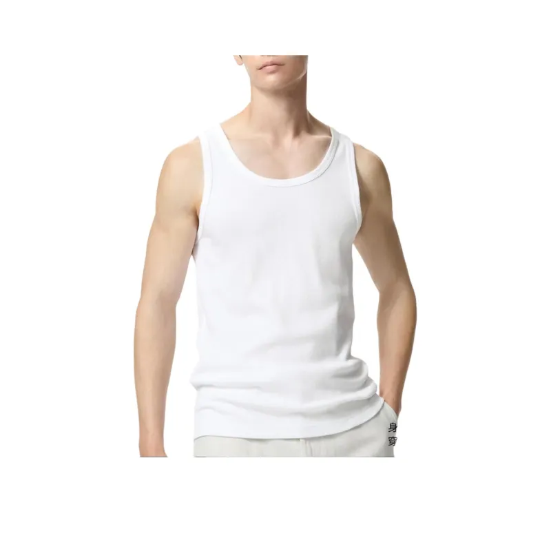 UNIQLO Tank Tops Unisex White-0