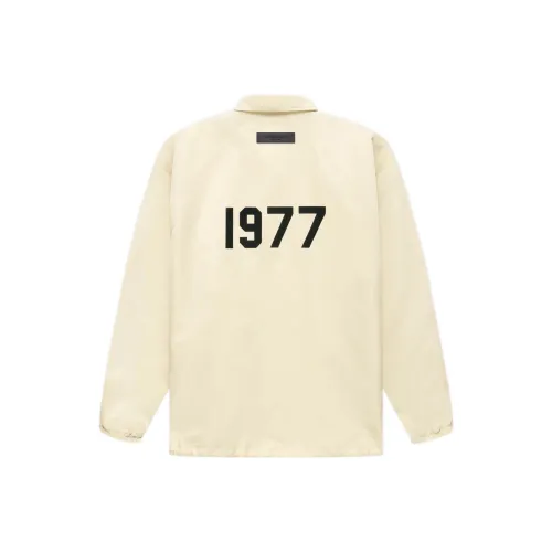 Fear Of God Essentials 1977 Series Jackets Coats Unisex Eggshell White