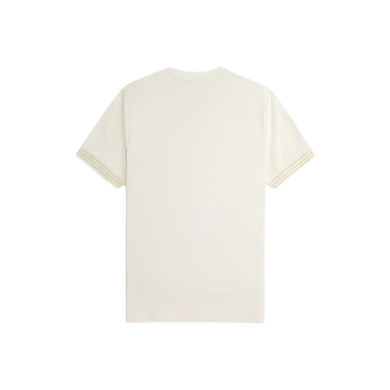 FRED PERRY Logo embroidered Cotton T shirt-1