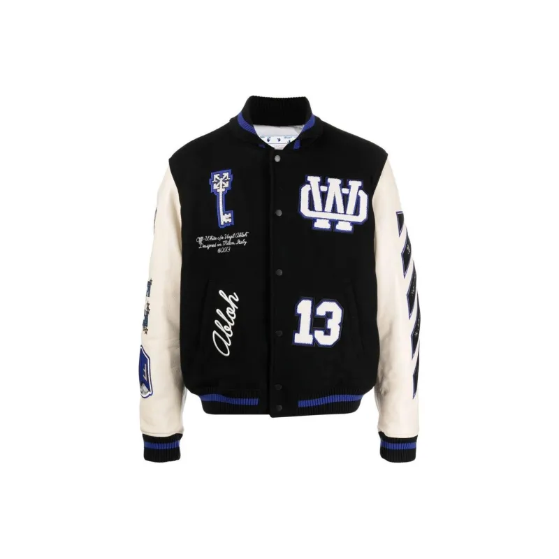 OFF WHITE Patch detail Bomber Jacket-0