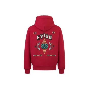 EVISU Sweatshirt Men's Burgundy
