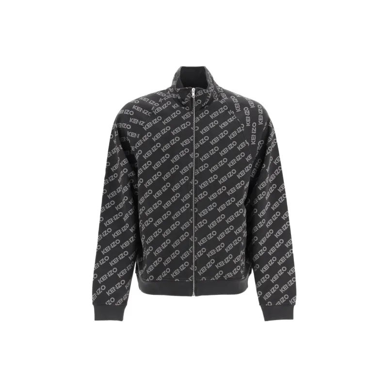 KENZO Logo Print Zip up Jacket-0