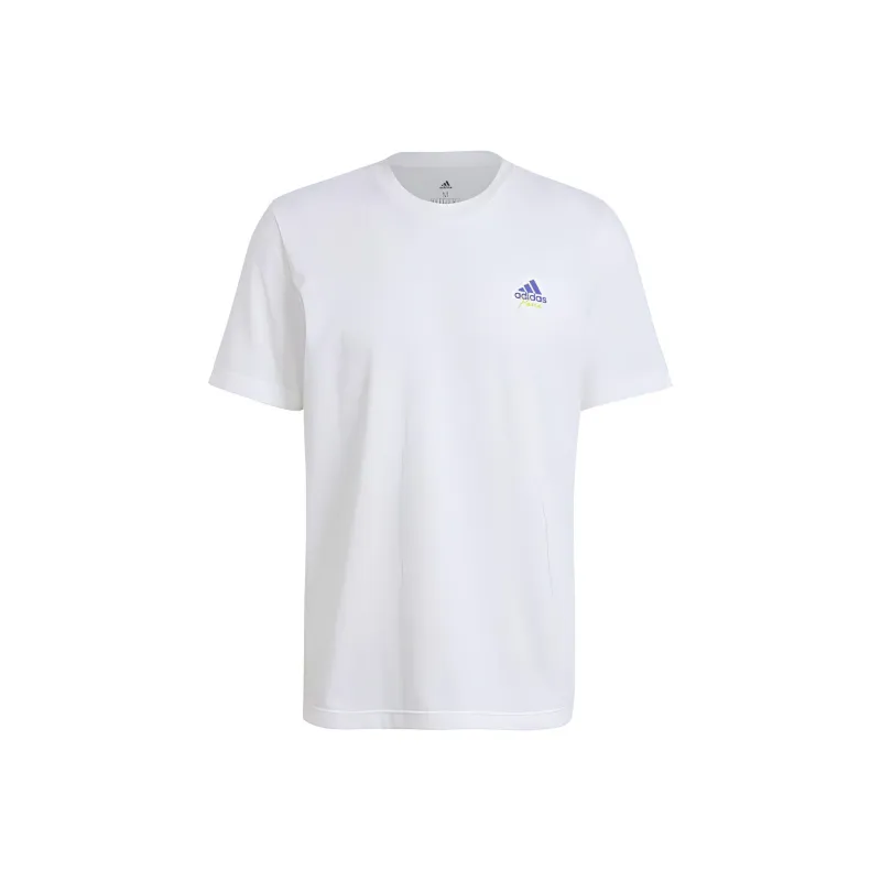 Adidas T Shirts Men White-0