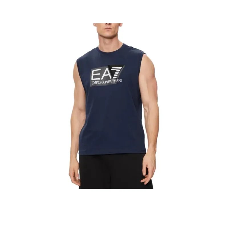 EMPORIO ARMANI Tank Top Men's Marine Blue-0
