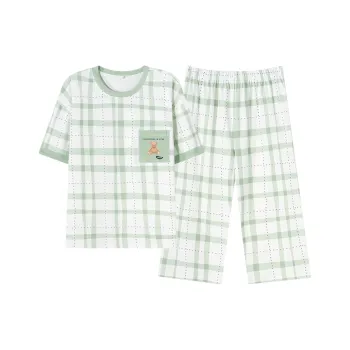 FENTENGCARE Pajama Set Women's Green