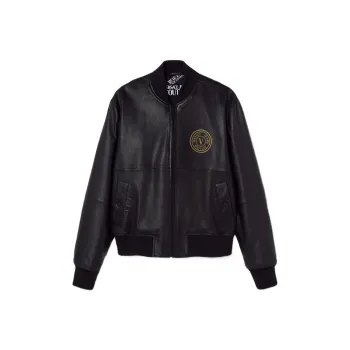VERSACE JEANS COUTURE Jackets & Coats Men's Black