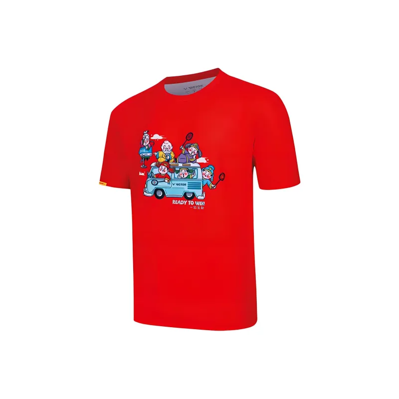 Victor T Shirts Unisex Lava Red-0