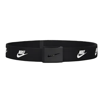 Nike Polyester Belt Men's Black/White Width: 3.8CM