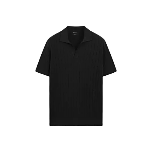 Massimo Dutti Polo Shirt Men's Dark Gray