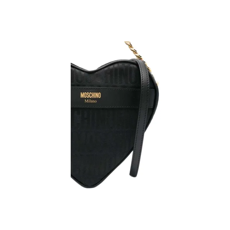MOSCHINO Monogram-print Leather Tote Bag-3