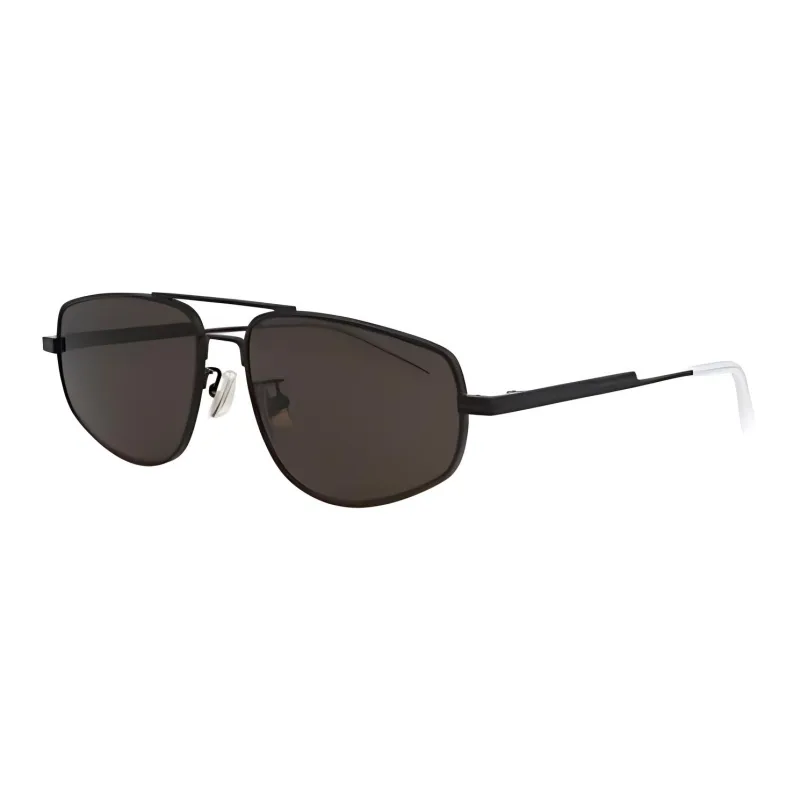 Bottega Veneta Metal Aviator Sunglasses Unisex Black-1