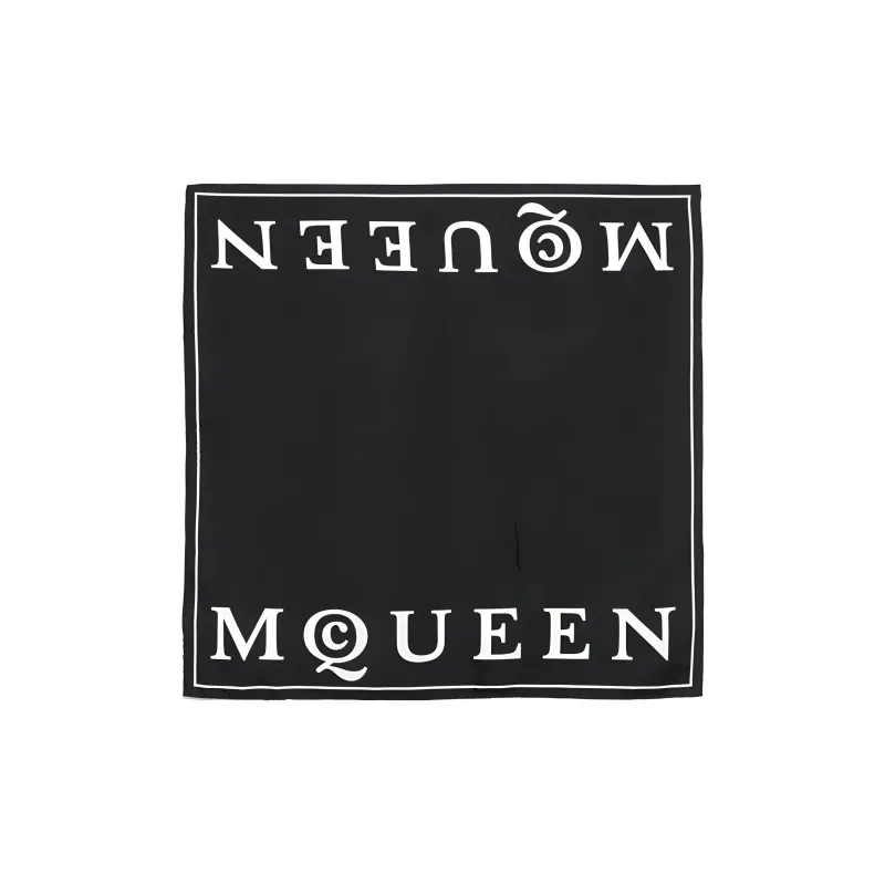 Alexander McQueen Logo print Scarf-0
