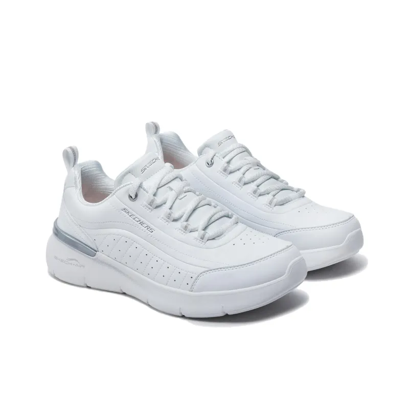 Skechers Skech Air Dynamight Anti Slip Wear Resistant Low Top Casual Shoes Women's White-2