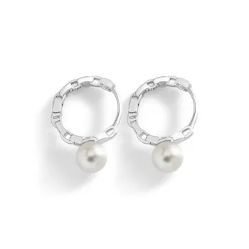CHINA GOLD Pearl Earrings Women's