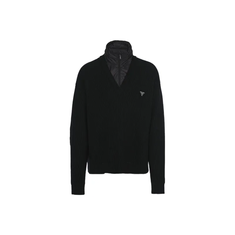 PRADA FW22 Jackets Coats Men's Black-0