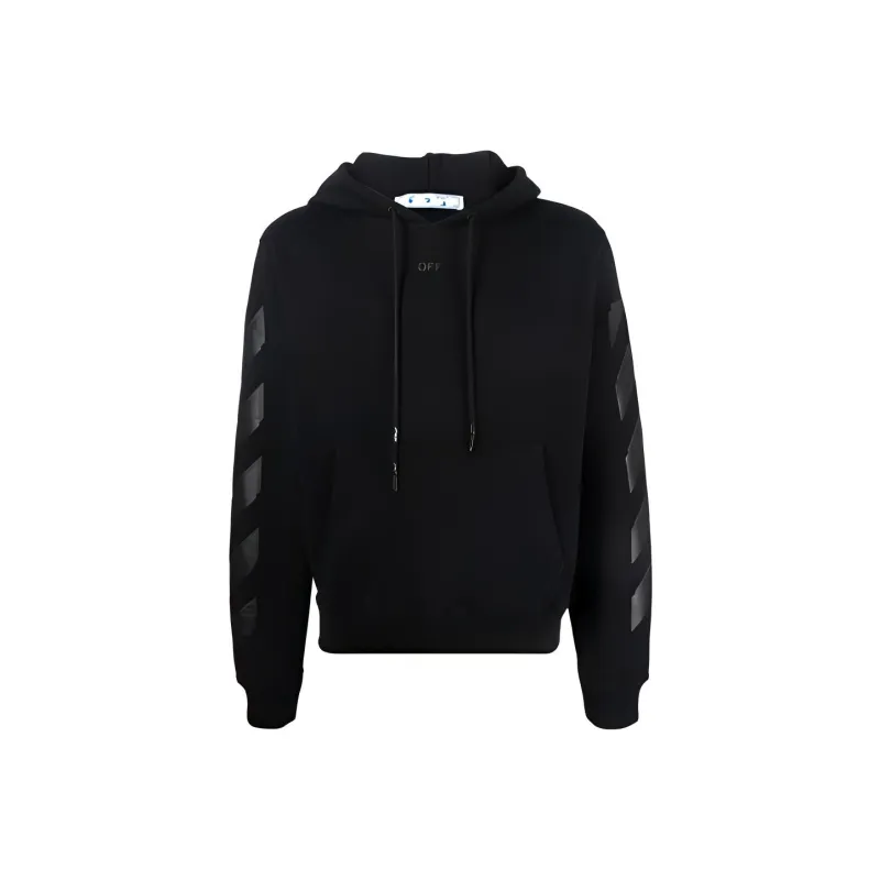 OFF WHITE Rubber Arrows Skate Slim Hoodie-0