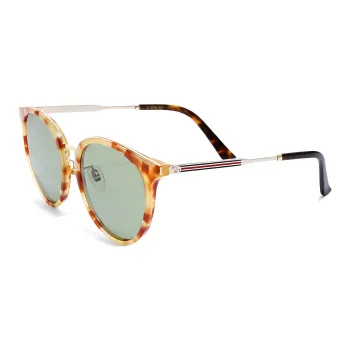 GUCCI 2000 Tortoiseshell Round-frame Sunglasses