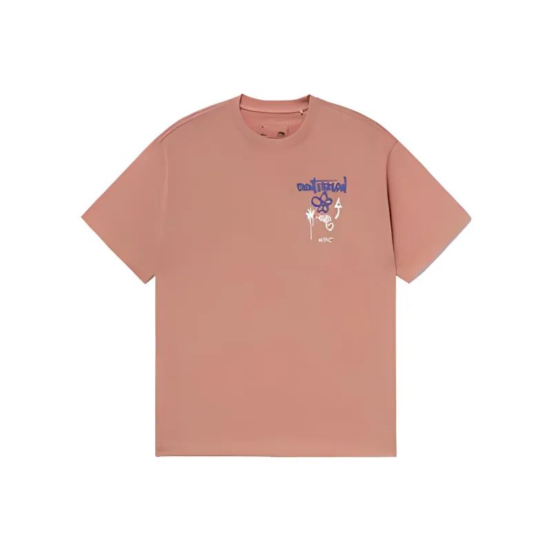 LINING Sports Fashion Collection T Shirts Unisex Sand Orange-0