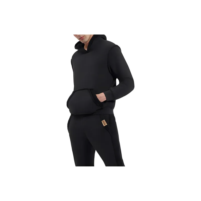 UGG Evren Bonded Fleece Hoodie Sweatshirt Men's Black-0