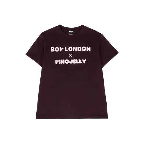 Boy London x POP MART T Shirt Unisex Burgundy