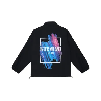 F.C. Internazionale Milano Loose Fit Thickened Jacket Unisex Black