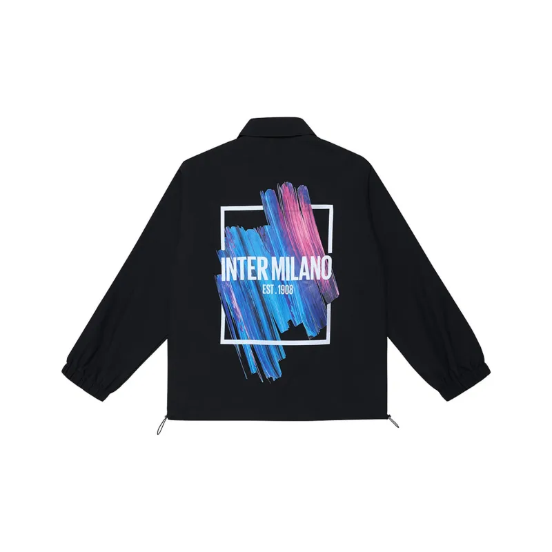 F.C. Internazionale Milano Loose Fit Thickened Jacket Unisex Black-0