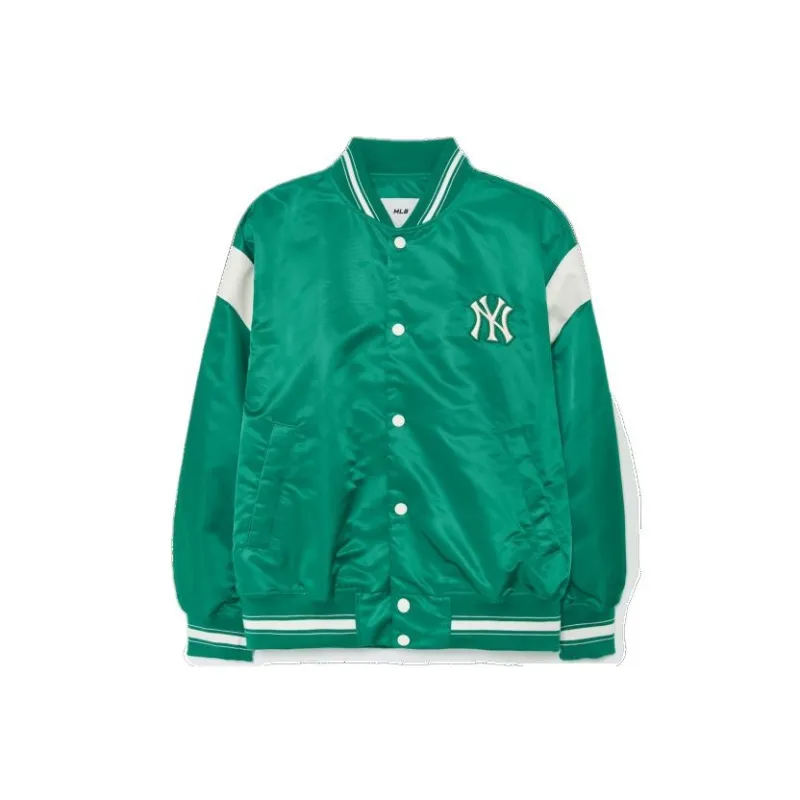 MLB Nylon Varsity Jackets Unisex Green-0