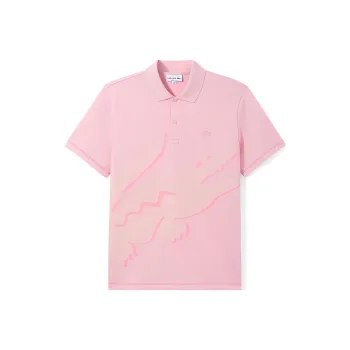 LACOSTE Polo Shirts Men Pink