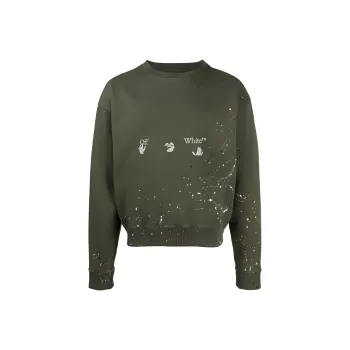OFF WHITE SS21 Sweatshirts Men Green
