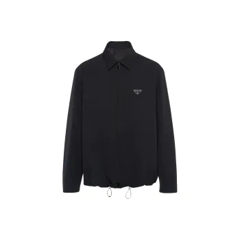 PRADA Triangle logo Zip up Shirt