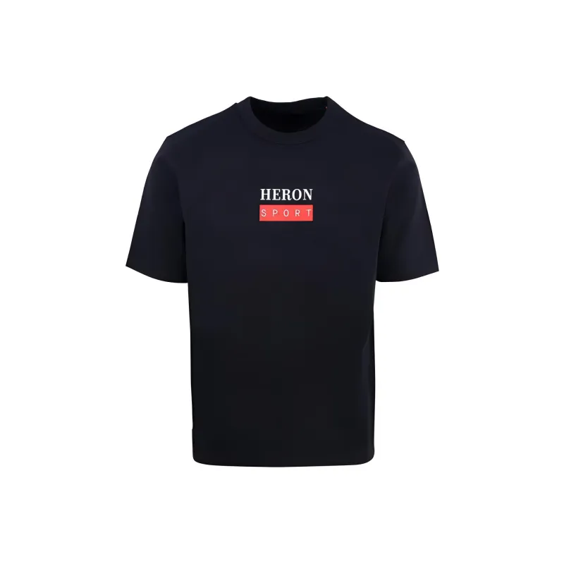 HERON PRESTON Logo-print Cotton T-shirt-0