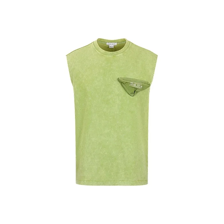 URBAN REVIVO Yellow Green Men's-0