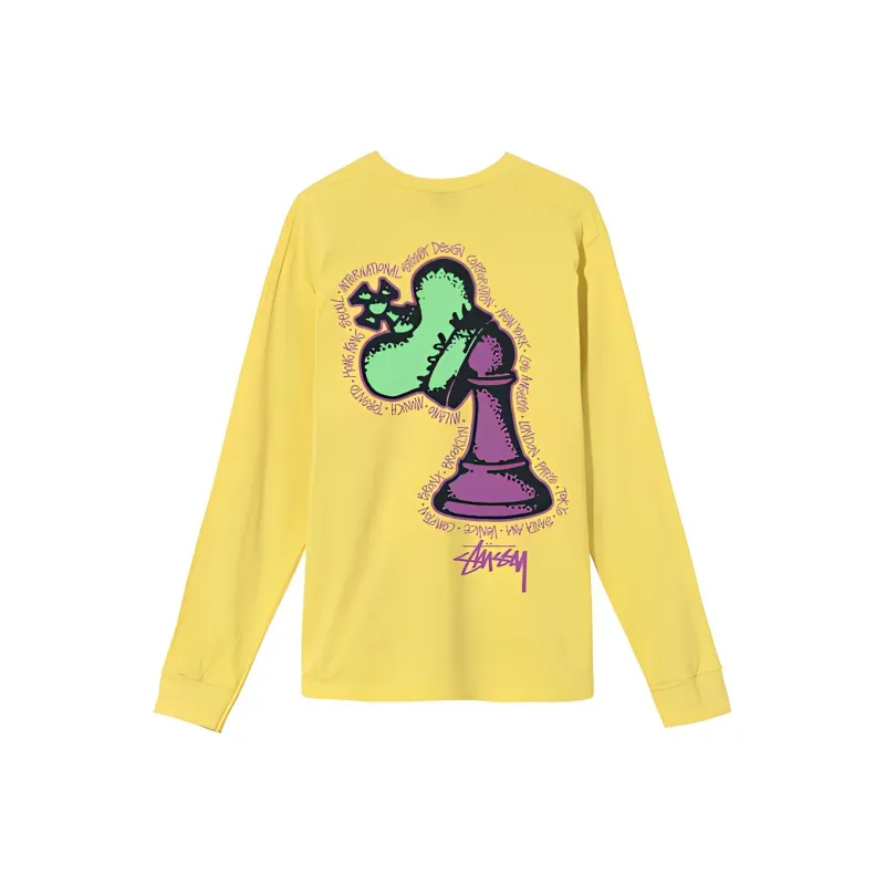 Stussy Hidden Pawn Long Sleeve Tee-2