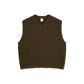 POLAR SKATE CO Tank Tops Unisex Brown