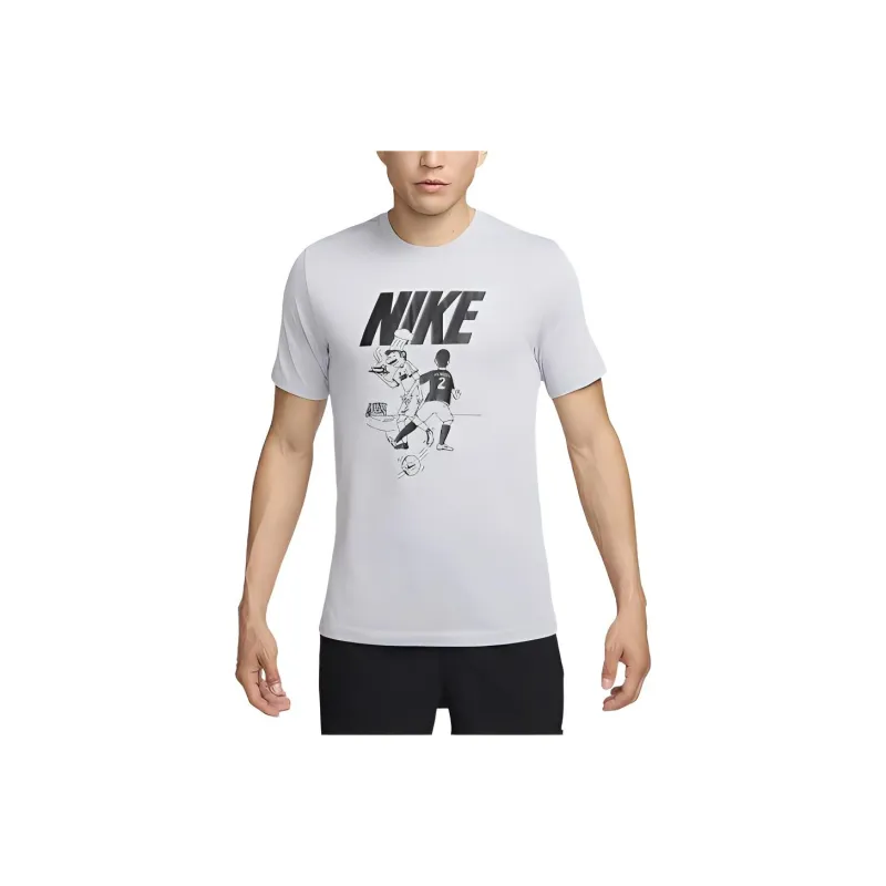 Nike T-Shirts Men Wolf Gray-0