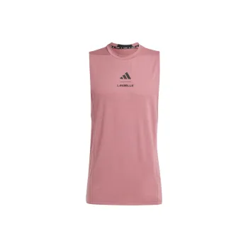 Adidas x LES MILLS Tank Top Men's Dark Brown Red