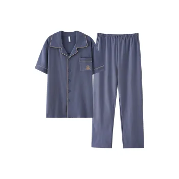 MIIOW Cool One Summer Series Pajama Set Men's Royal Blue