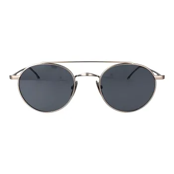 THOM BROWNE· Titanium Aviator Sunglasses Men's Gray