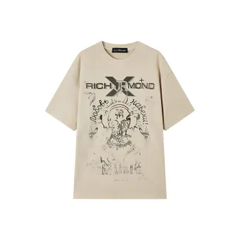 JOHN RICHMOND T Shirt Men's Medium Gray