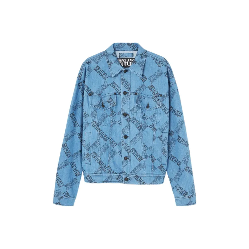VERSACE JEANS COUTURE Moderate Jacket Men's Blue-0