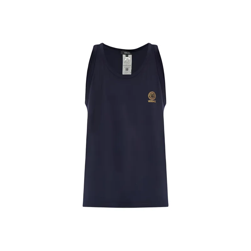 VERSACE Medusa Head-Printed Stretched Tank Top-0