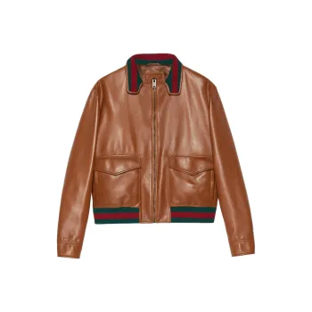 GUCCI Jackets & Coats Men's Brown