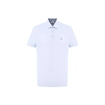 Burberry FW22 Polo Shirt Men's Light Blue