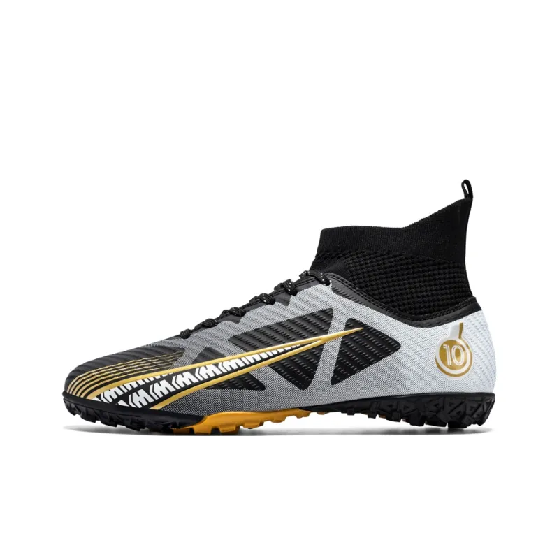 QIUTEXIONG Soft Ground Firm Ground Slip Resistant And Breathable Soccer Shoes Unisex-7