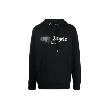 PALM ANGELS Paris Sprayed Logo Hoodie