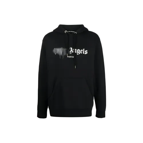 PALM ANGELS Paris Sprayed Logo Hoodie