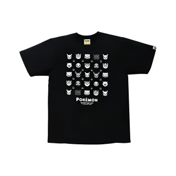 A BATHING APE X Pokemon Monotone Tee #4