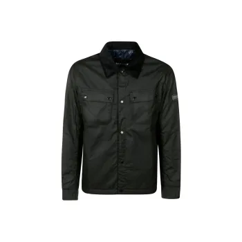 BARBOUR Tourer Logo Patch Waxed Jacket