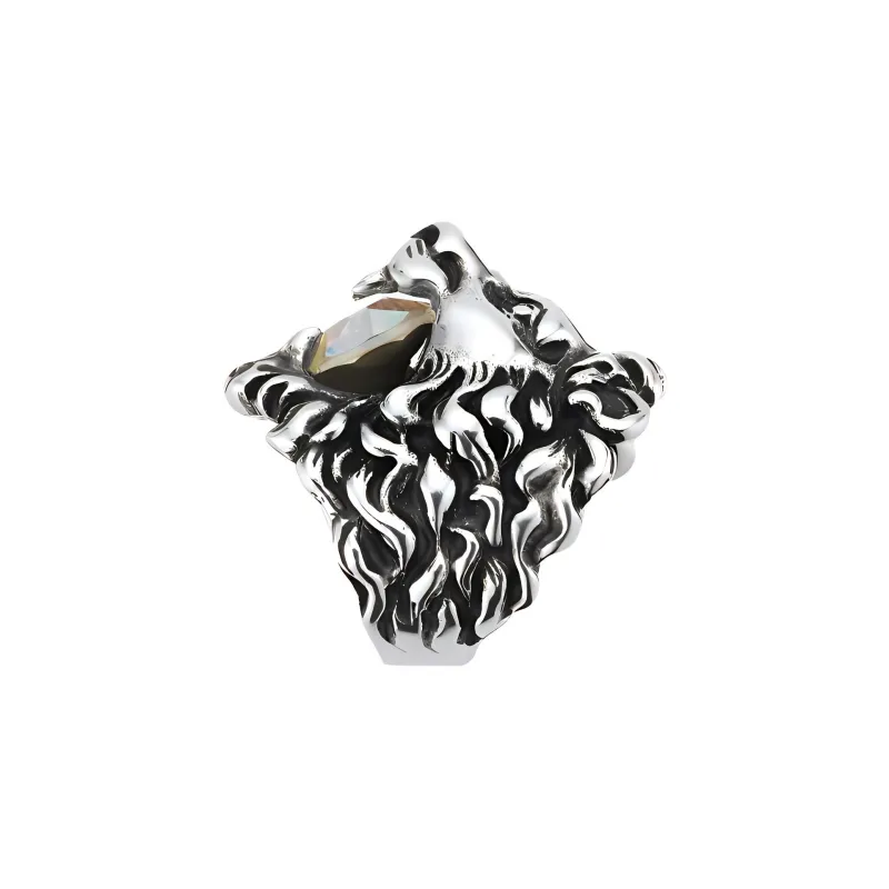 GUCCI Palladium Plated Rings Unisex Palladium Gold-1