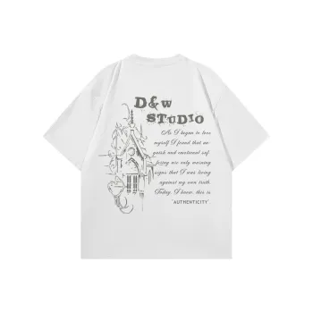 D&W T Shirts Unisex White